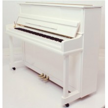 Steinhoven SU 113 Polished White Upright Piano All Inclusive Package